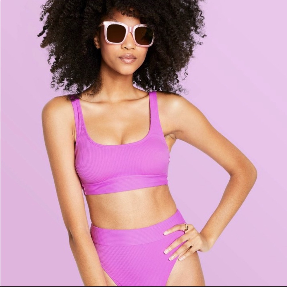 Stoney Clover Lane x Target Women’s High-Waist Ribbed Bikini Bottom NWT Size XS